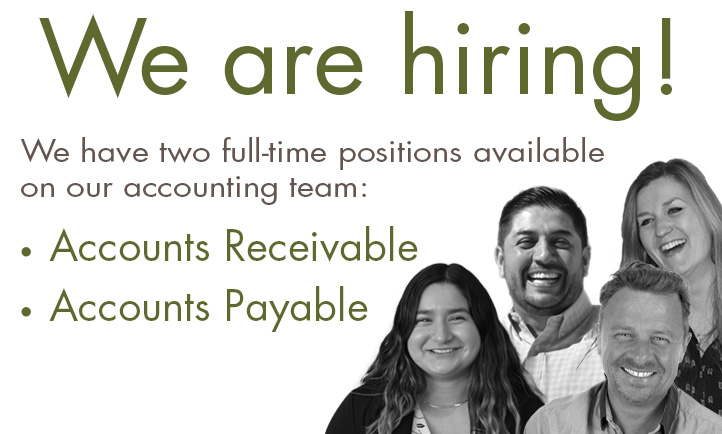 Now hiring Accounts Payable & Accounts Receivable positions 05-16-23.