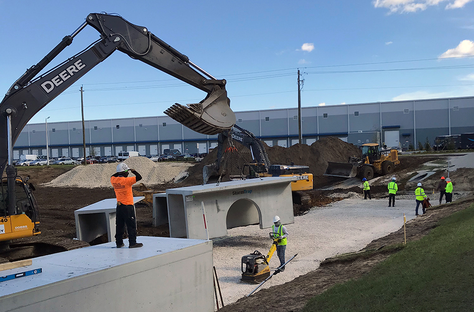 Westwood Contractors completed building and major site improvements for a fulfillment/distribution facility in Florida.