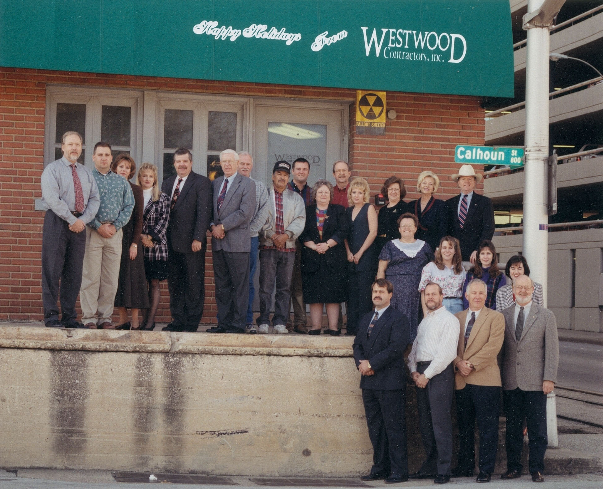 Old Westwood Contractors office on Calhoun Street (Fort Worth, TX) 1998.